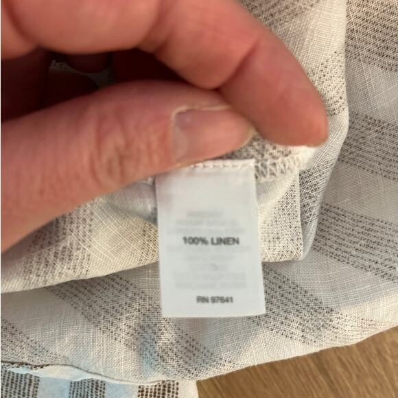 J.Jill Love Linen 100% Linen Striped Sleeveless Maxi Dress Size XS Lagenlook - Picture 4 of 8